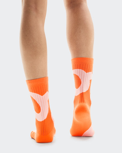 On Liquid Logo Sock High 2P Ivory | Flame