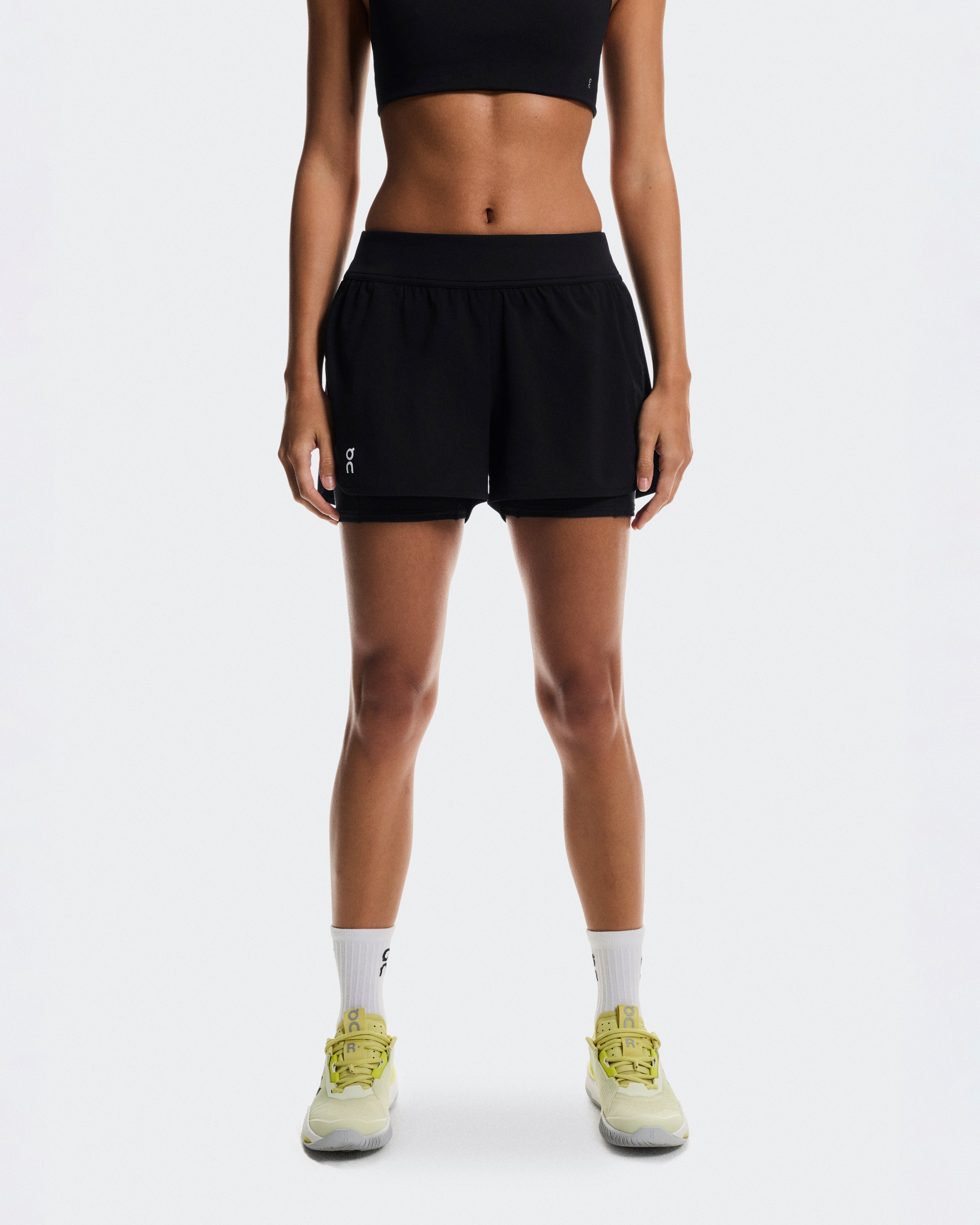 On 3" Court Shorts 2-In-1 Black (Women'S)