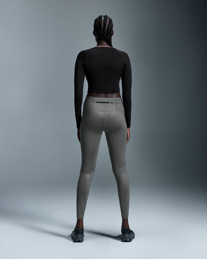 On Studio Long-T Crop Black (Women'S)