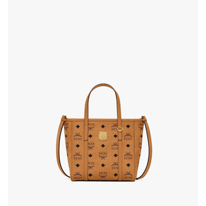 MCM Mini Toni Top-Zip Shopper in Visetos