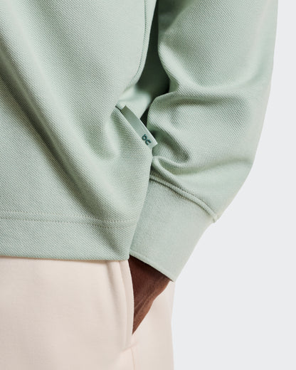 On Courtside Long-T Polo Mineral | Tide