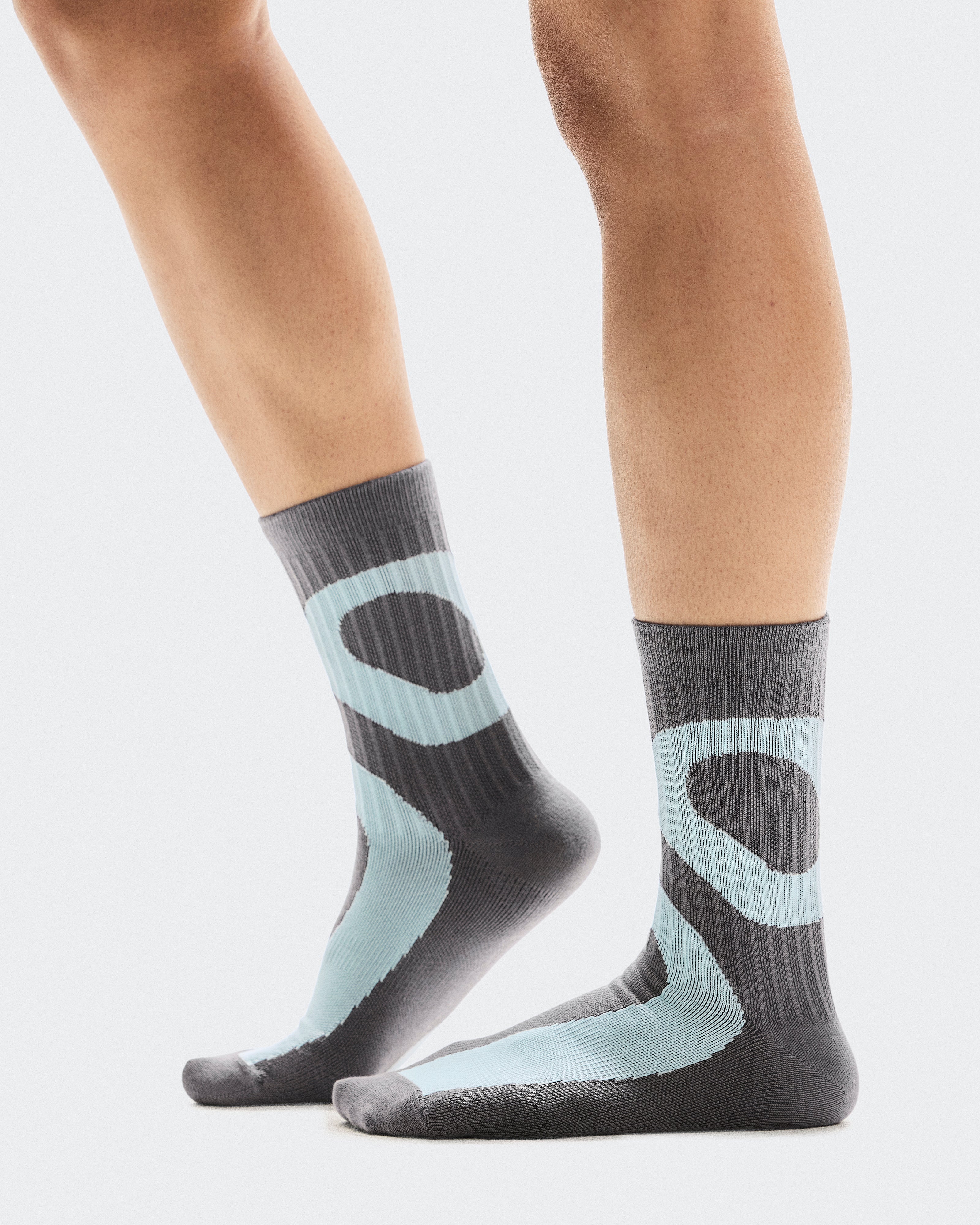 On Liquid Logo Sock High 2P Lime | Eclipse