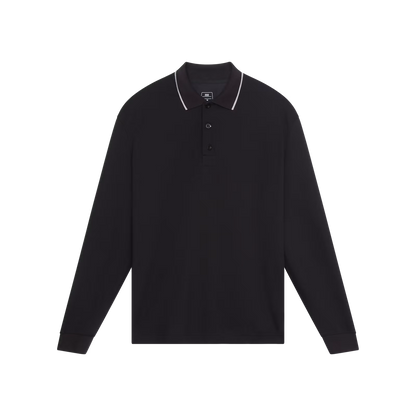 On Courtside Long-T Polo Black