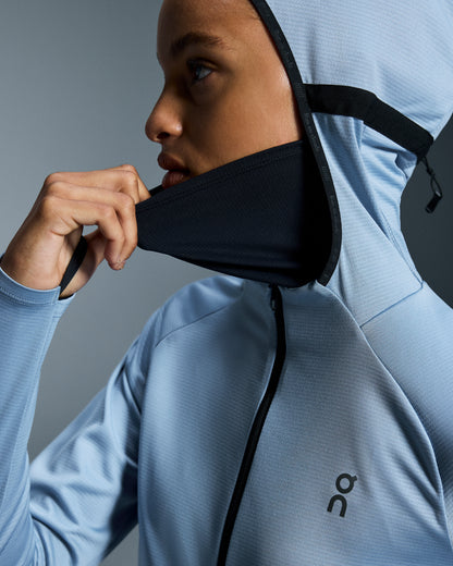 On Climate Zip Hoodie Chambray (Women'S)