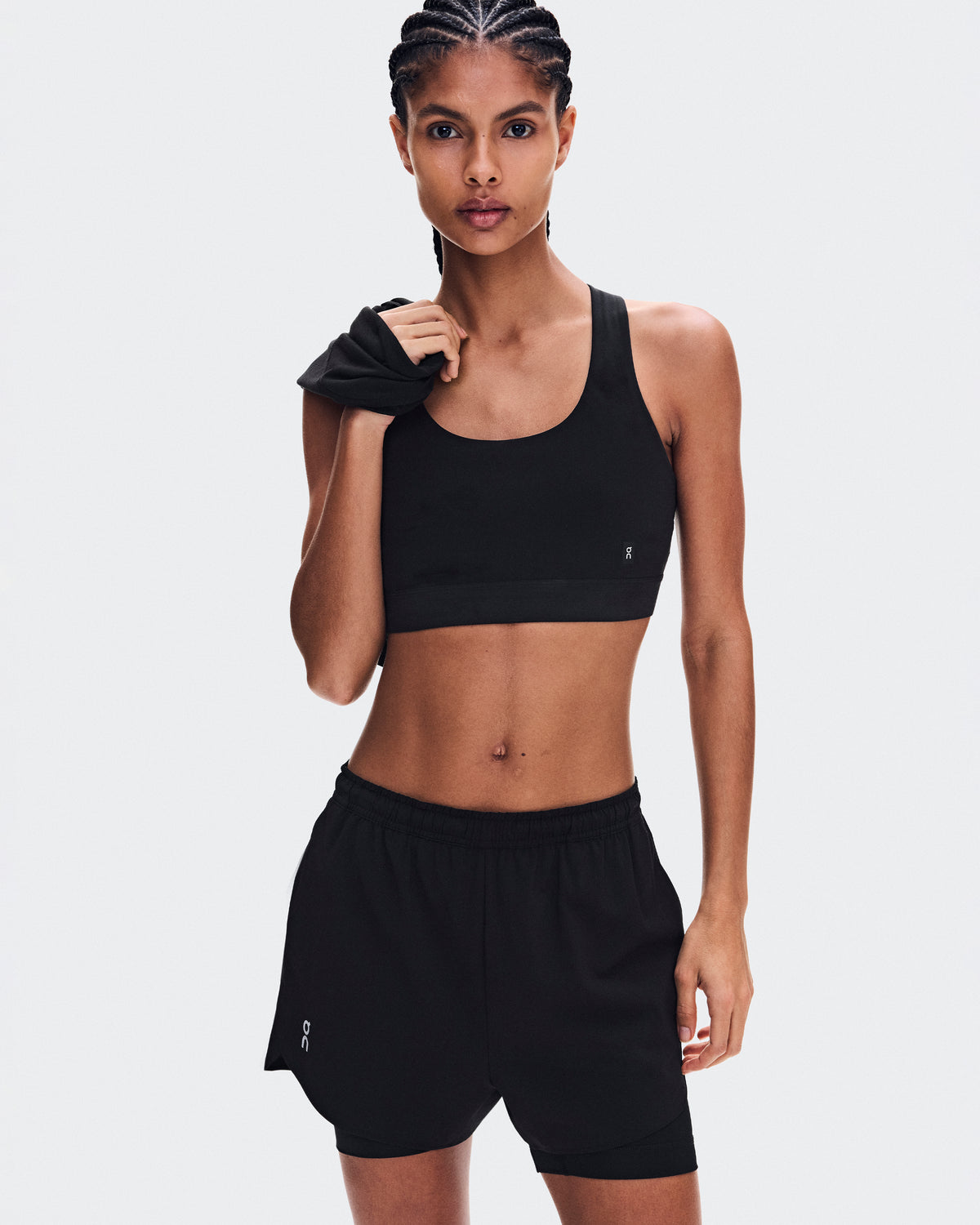 On Train 2-In-1 Shorts Black (Women'S)