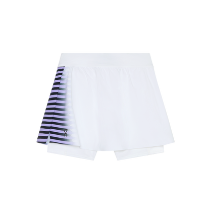 On Court Skirt Split Edge White | Black (Women'S)