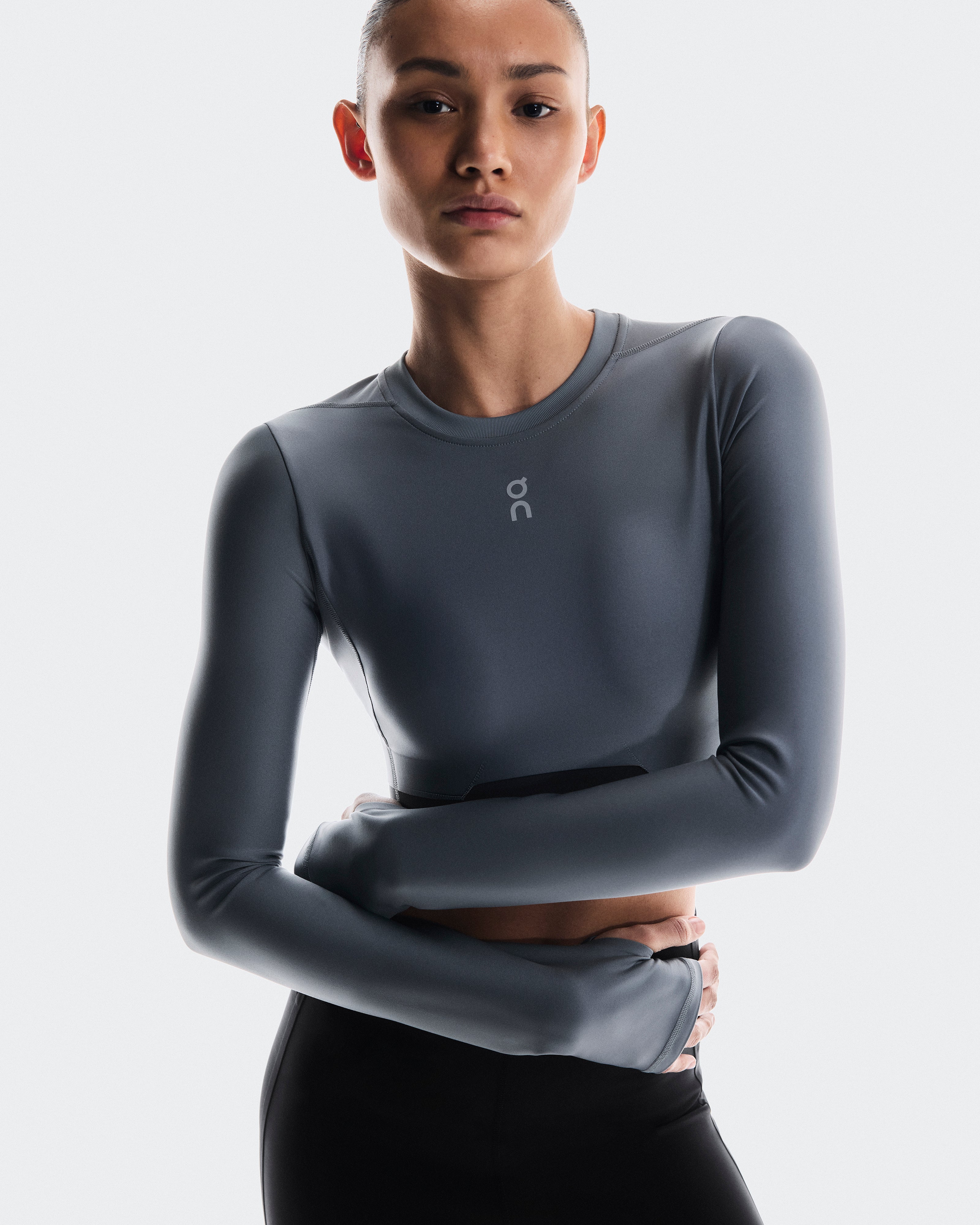 On Train Long Sleeve Crop Rock (Women's)
