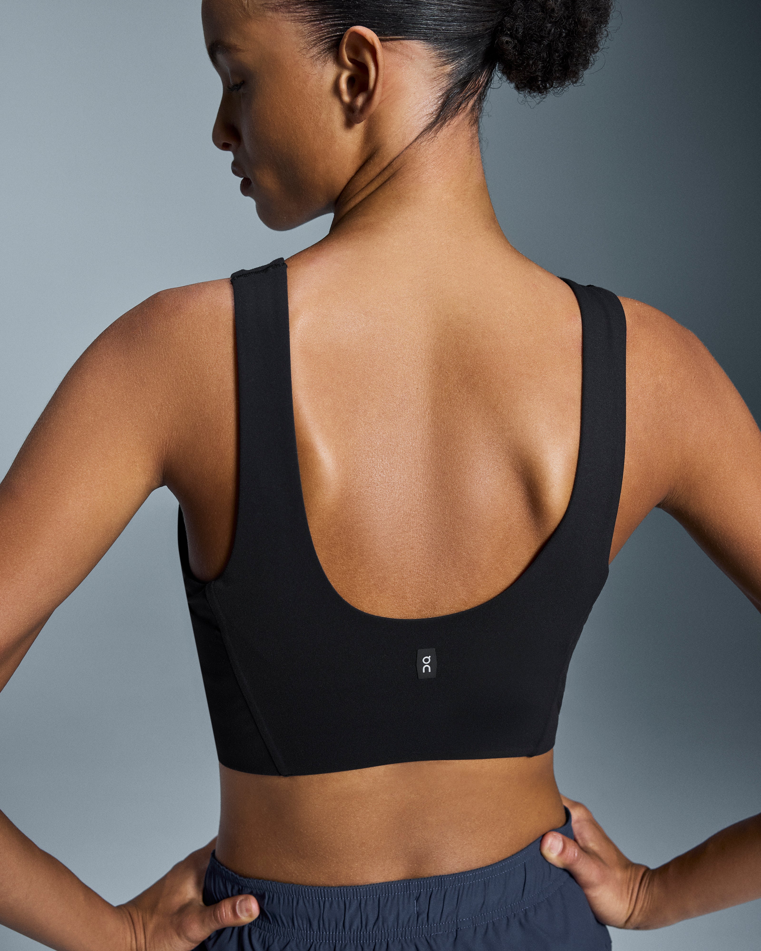 On Core 2-In-1 Crop Black (Women'S)