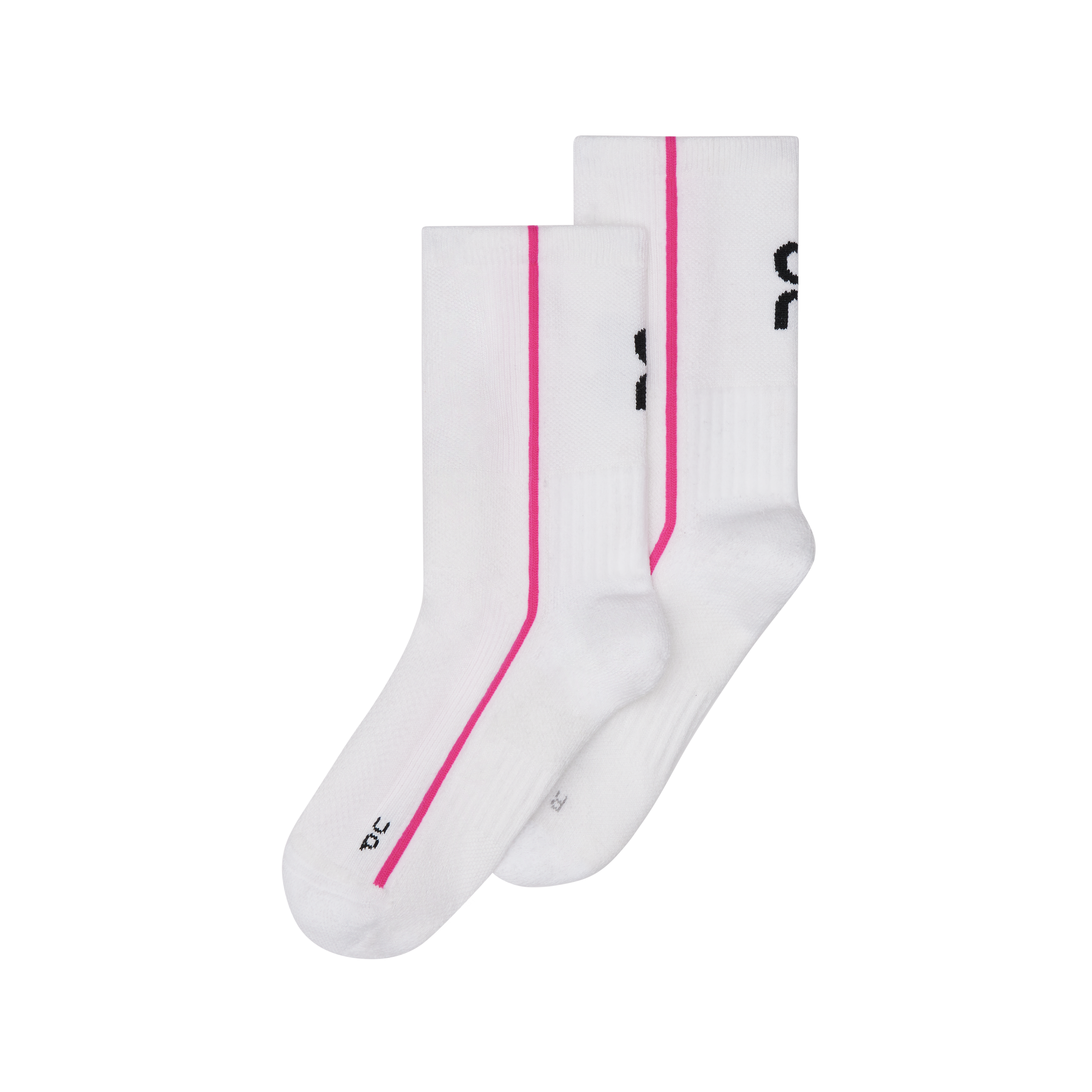 On Court Sock High White | Pink