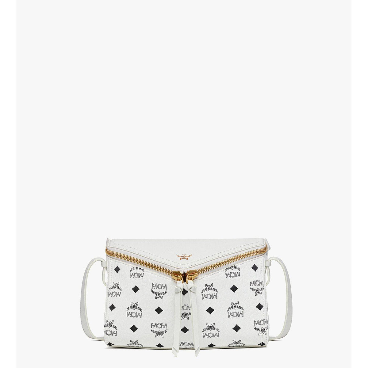 MCM Diamant 3d Shoulder Bag In Visetos Leather Mix