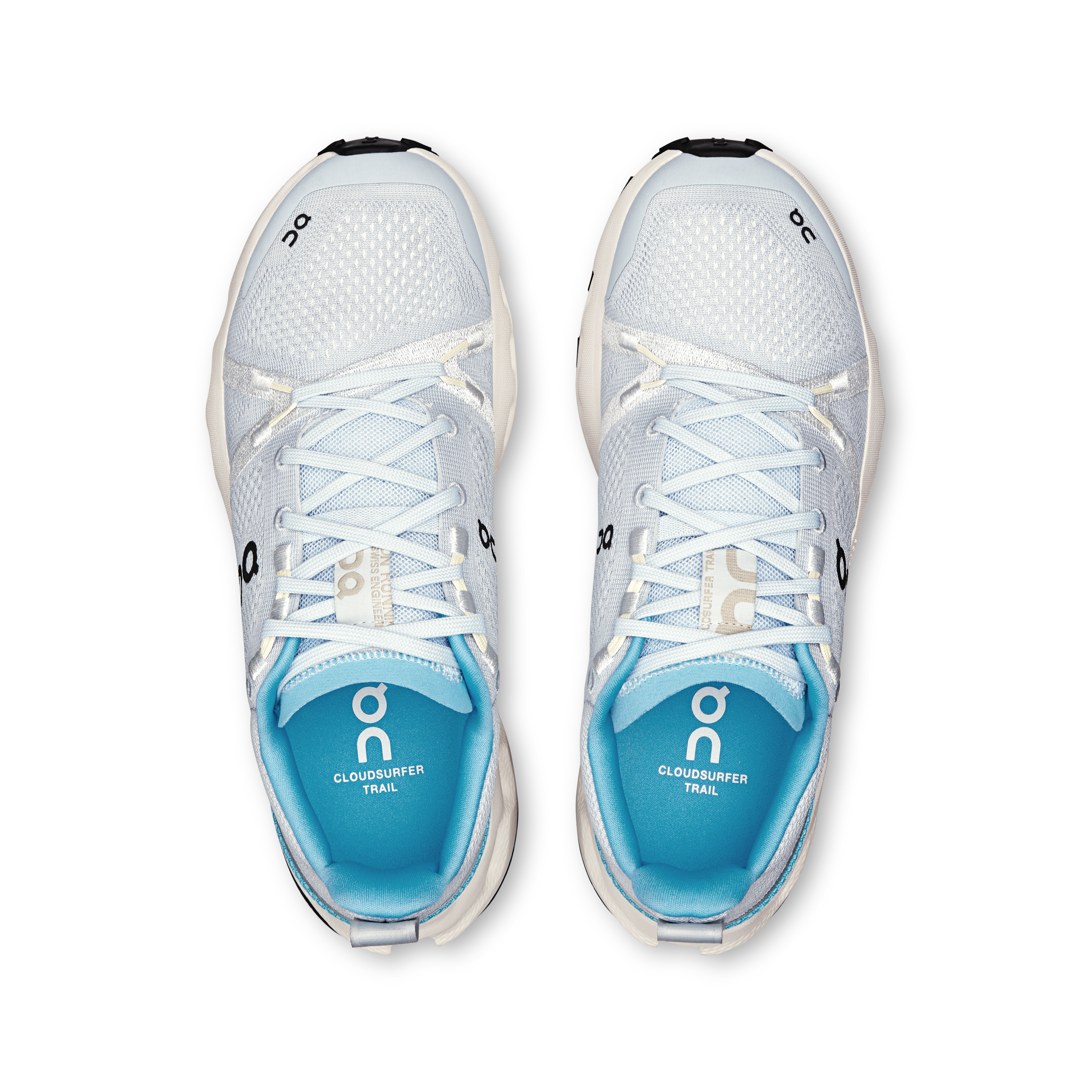on running cloudsurfer trail arctic ivory (women's)