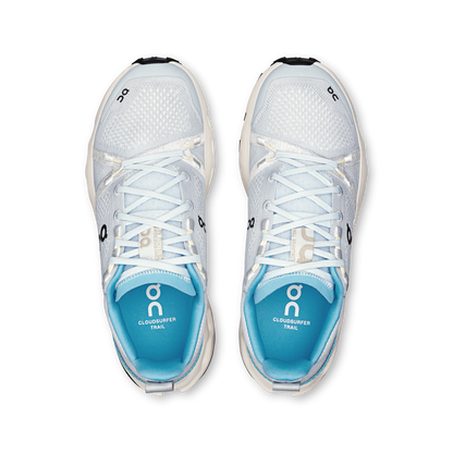 on running cloudsurfer trail arctic ivory (women's)