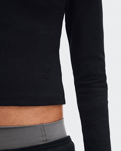 On All-Day Ribbed Long-T Black (Women'S)