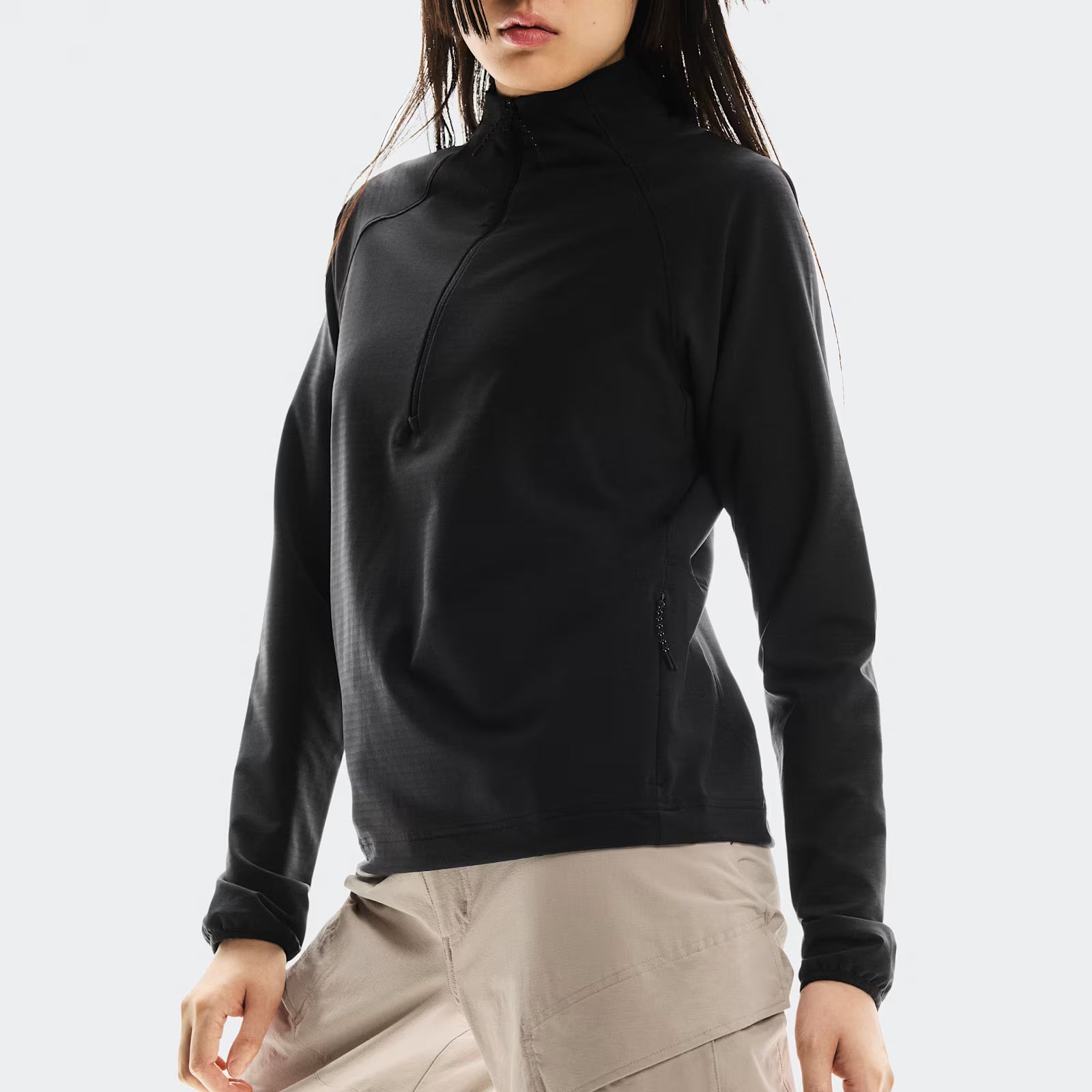 On Trek Quarterzip Black (Women'S)