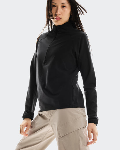 On Trek Quarterzip Black (Women'S)