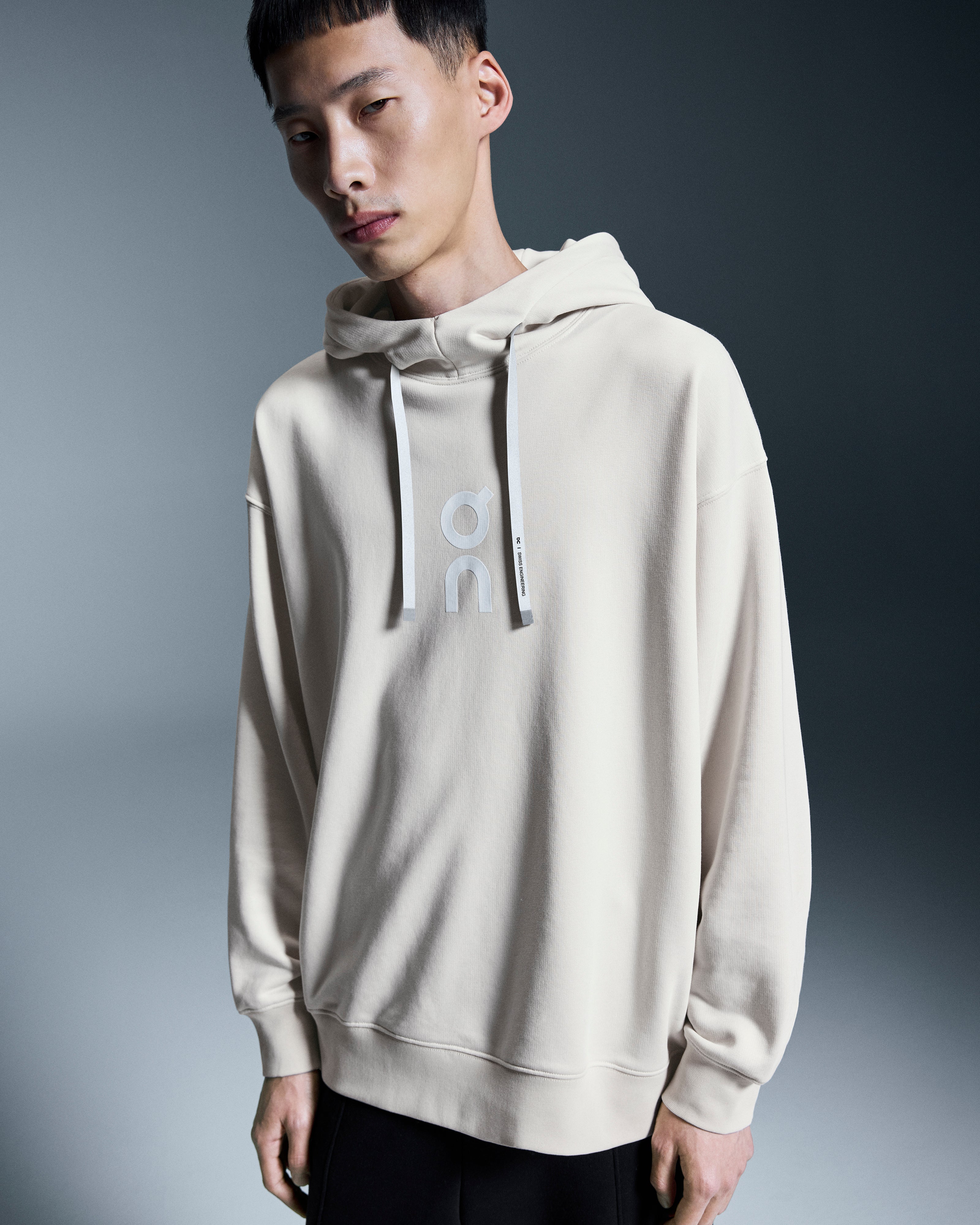 On Club Hoodie Silver