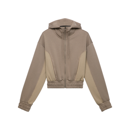 On Club Cropped Hoodie FKA Cinder | Desert (Women's)