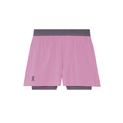 On 3" Performance 2/1 Shorts Sakura | Dewberry (Women'S)