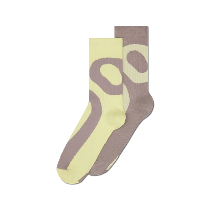 On Liquid Logo Sock High 2P Zinc | Linen