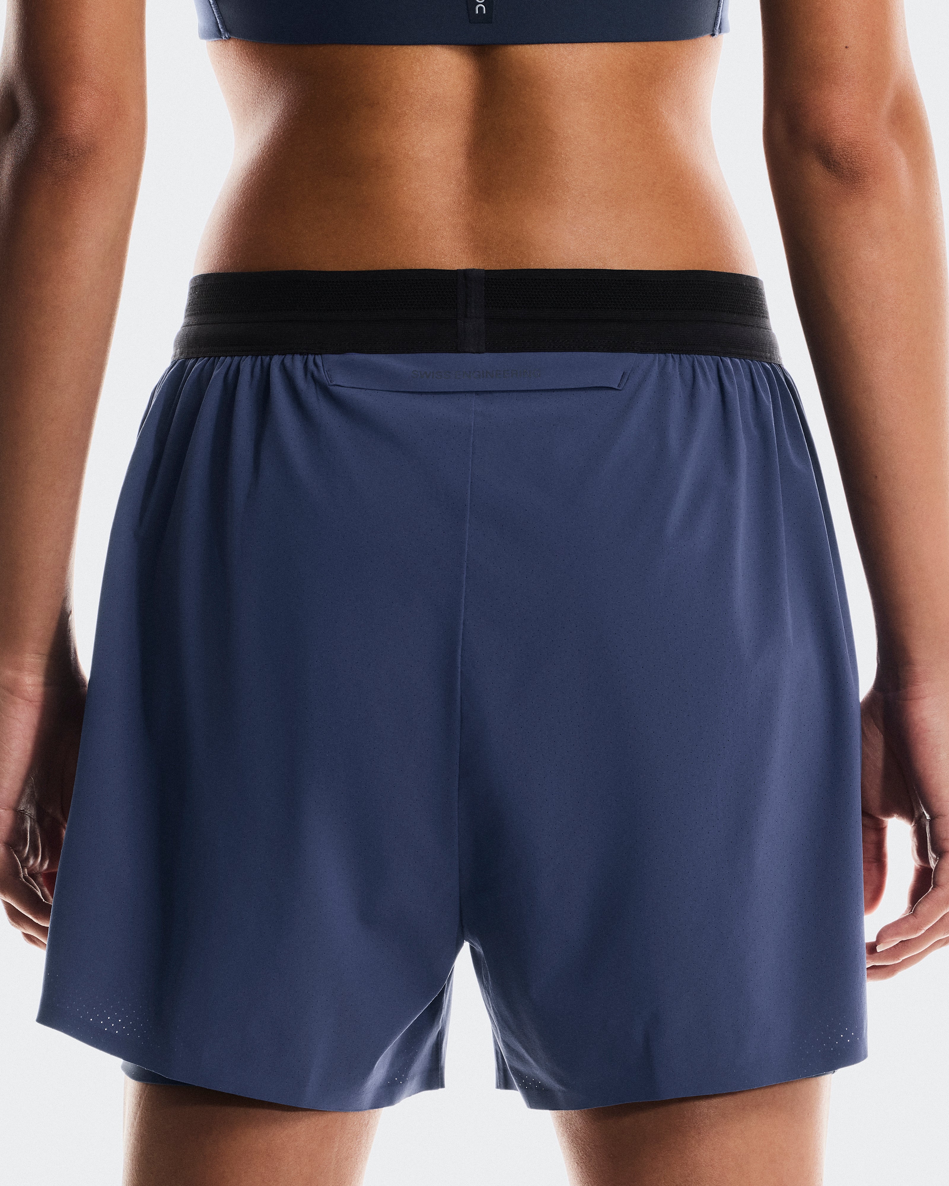 On 3" Performance 2/1 Shorts Acai | Black (Women'S)