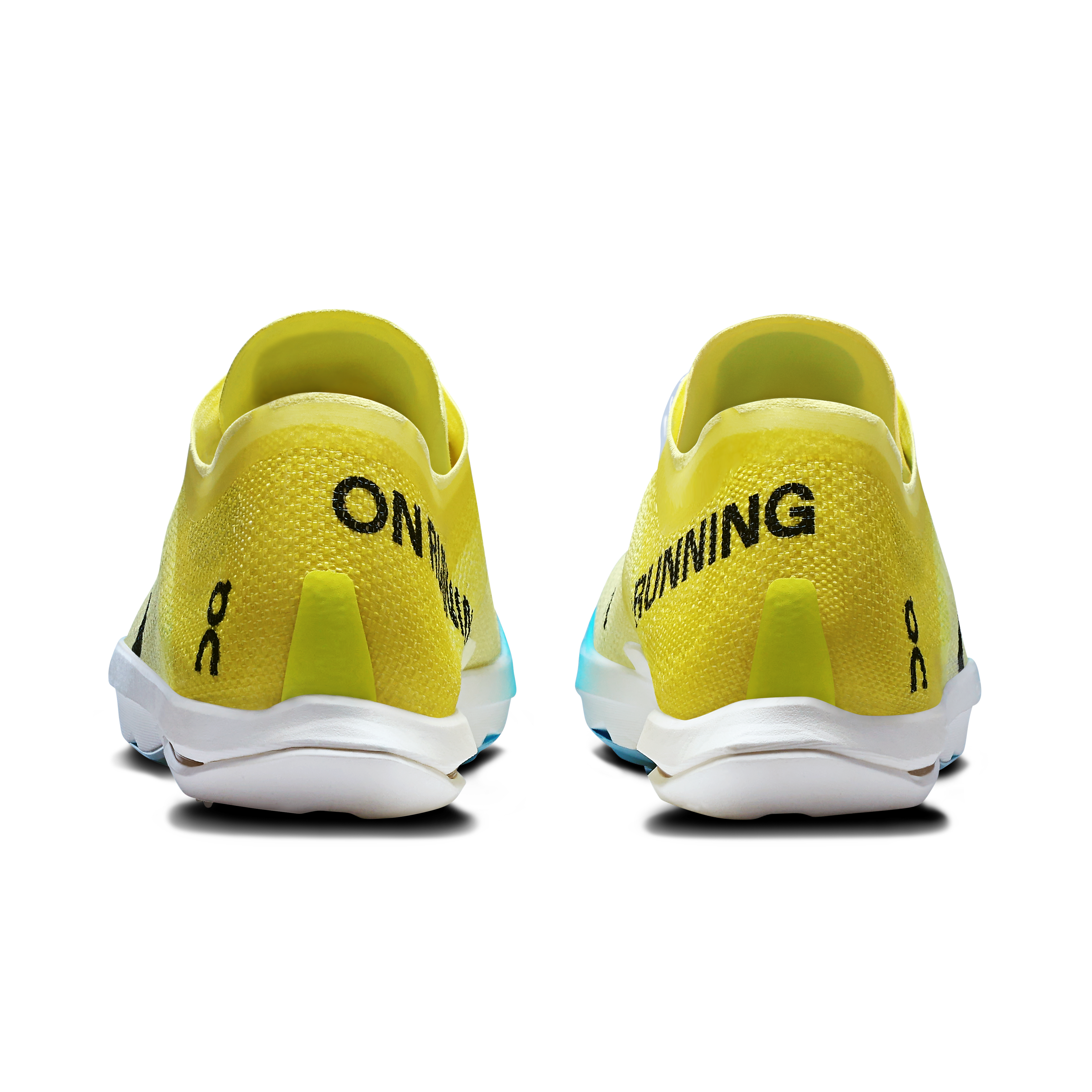 on running cloudspike citius 2 limelight white (women's)