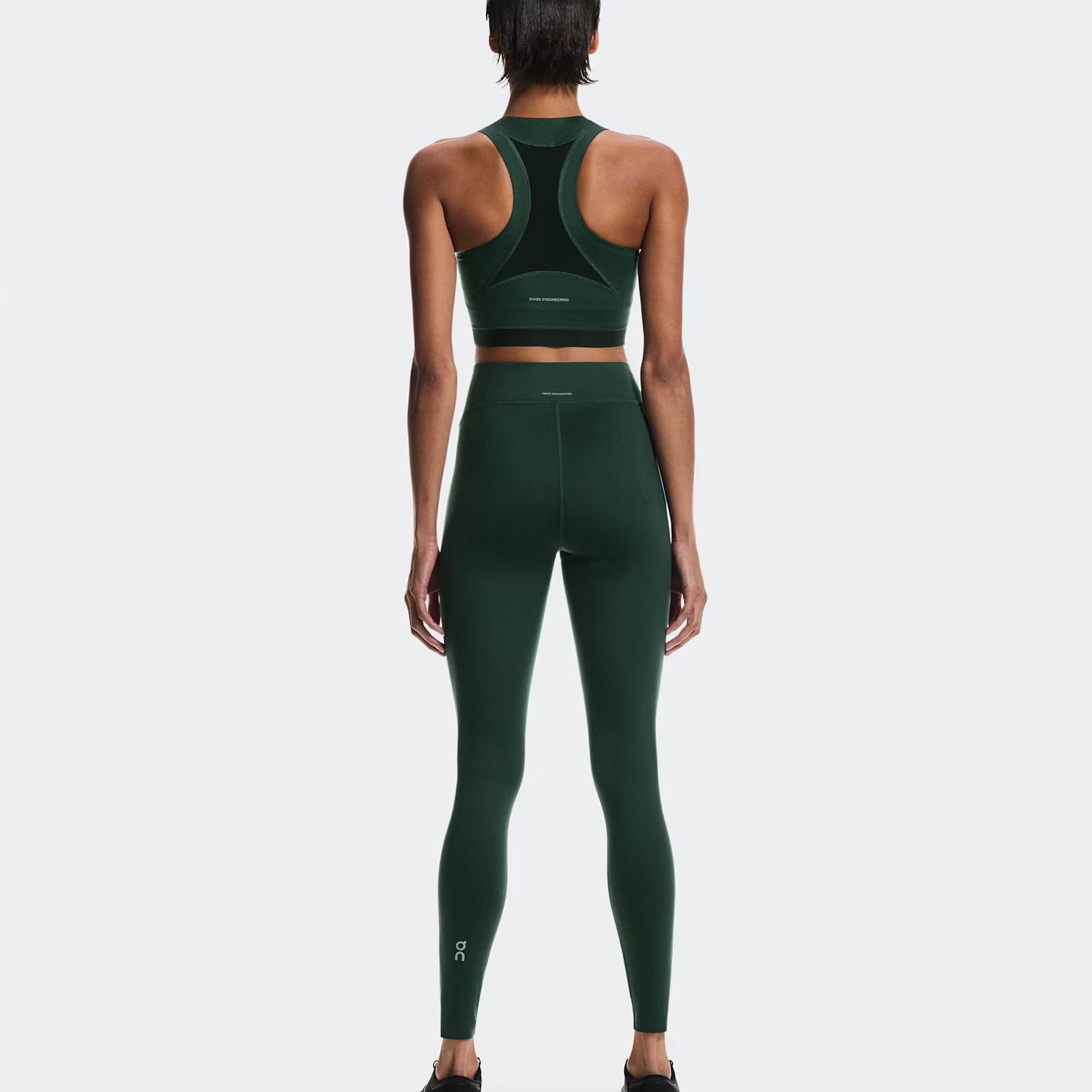 On Train 2-In-1 Crop Obsidian (Women'S)