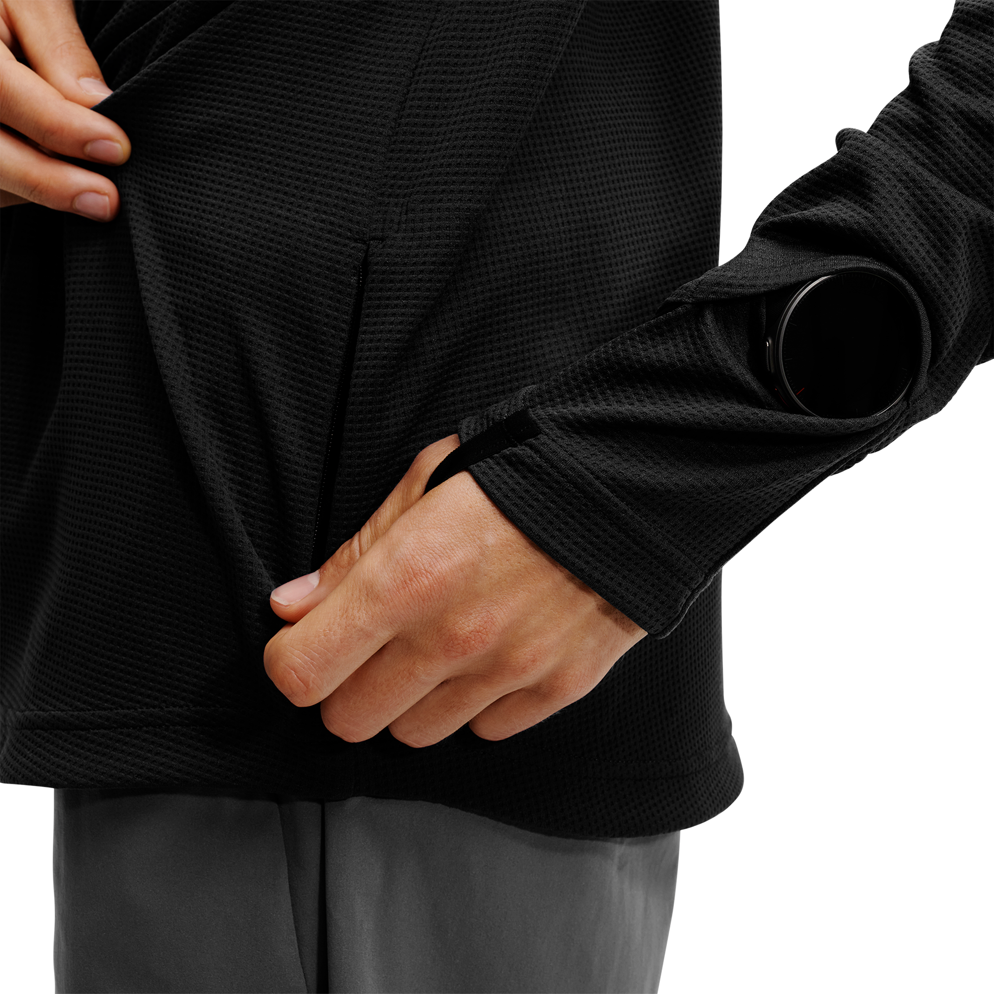 on climate shirt Black