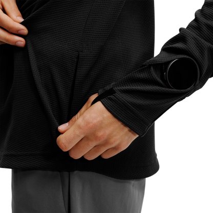 on climate shirt Black