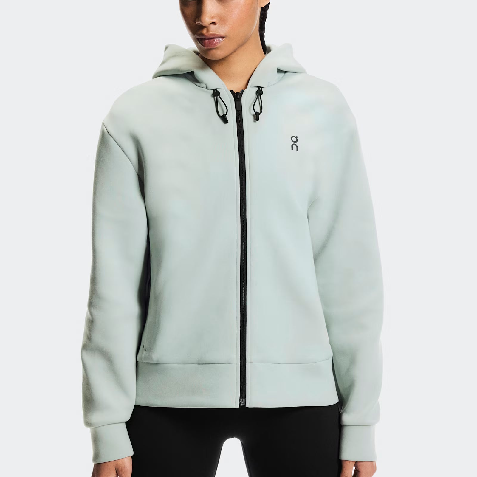 On Focus Tech Zip Hoodie Mineral (Women'S)