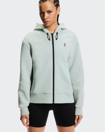 On Focus Tech Zip Hoodie Mineral (Women'S)