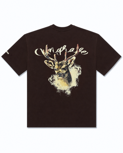BROWN SHADOW DEER TEE