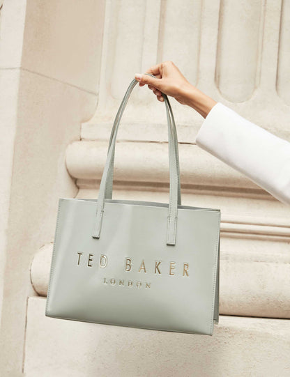 Ted Baker Crinell Crinkled Pu Elongated Icon Tote Bag Women's