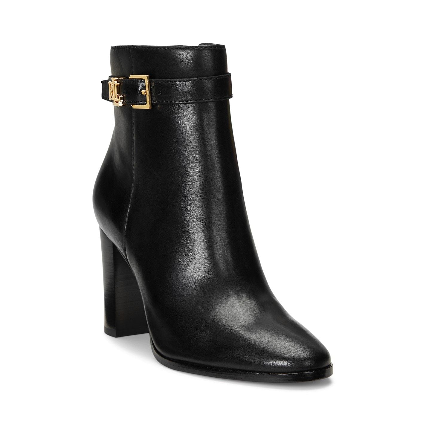  Bailey Leather Booties Black