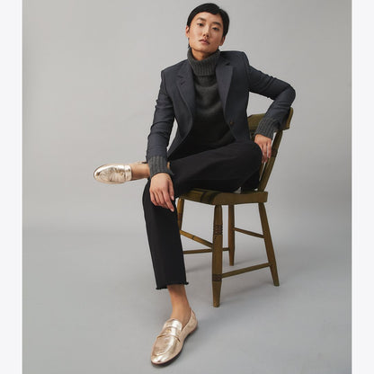 Tory Burch Ballet Loafer Spark Gold