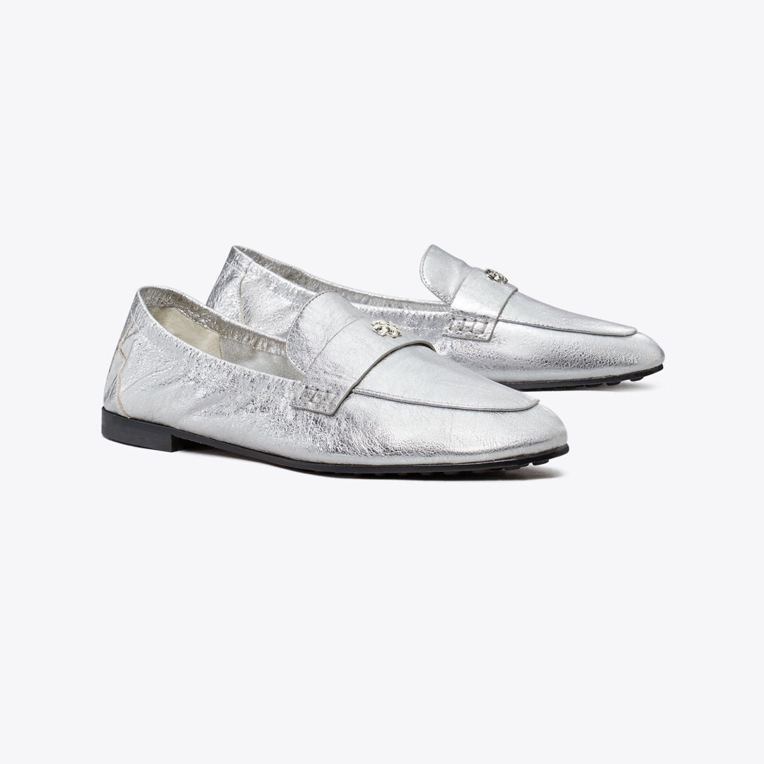 Tory Burch Ballet Loafer SHINY SILVER