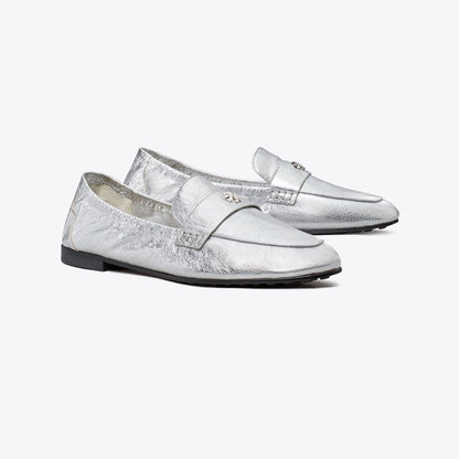 Tory Burch Ballet Loafer SHINY SILVER