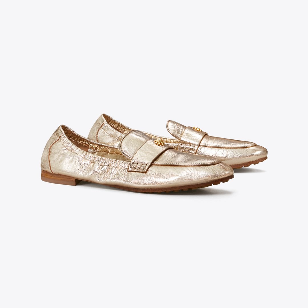 Tory Burch Ballet Loafer Spark Gold