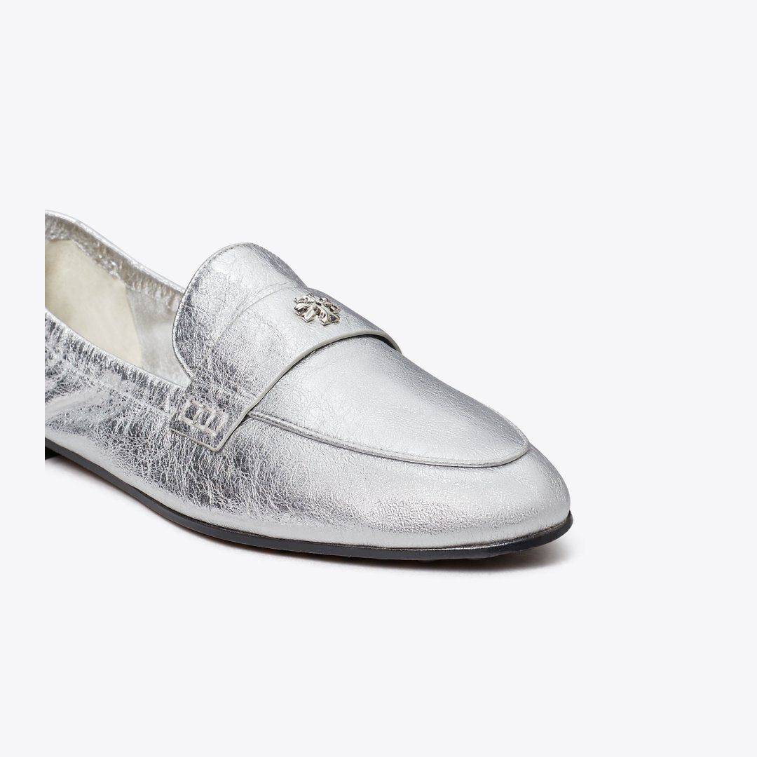 Tory Burch Ballet Loafer SHINY SILVER