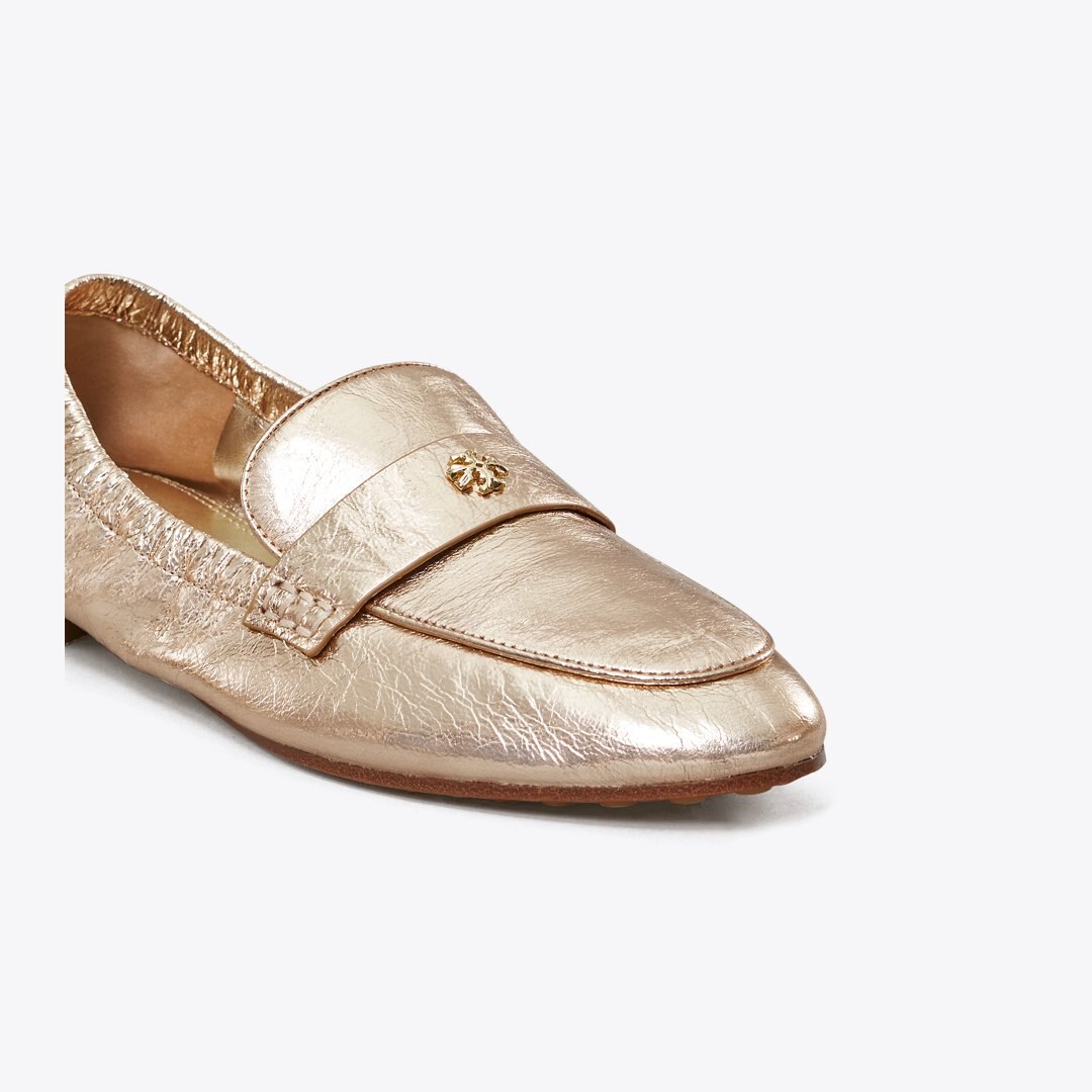 Tory Burch Ballet Loafer Spark Gold