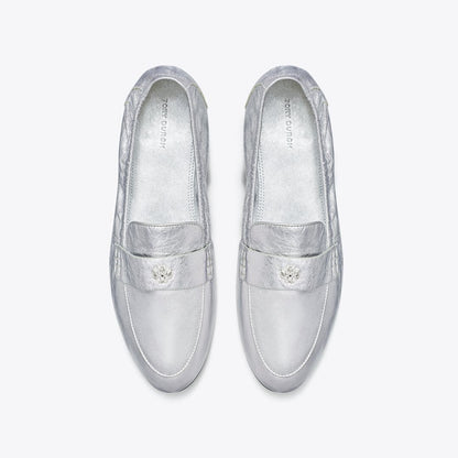 Tory Burch Ballet Loafer SHINY SILVER