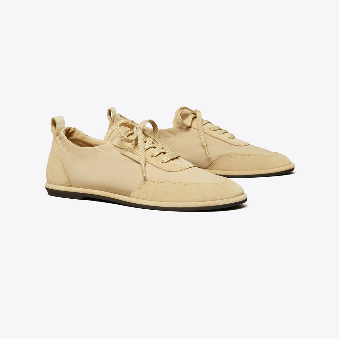Tory Burch Ballet Sneaker LIGHT DUNE / PRALINE