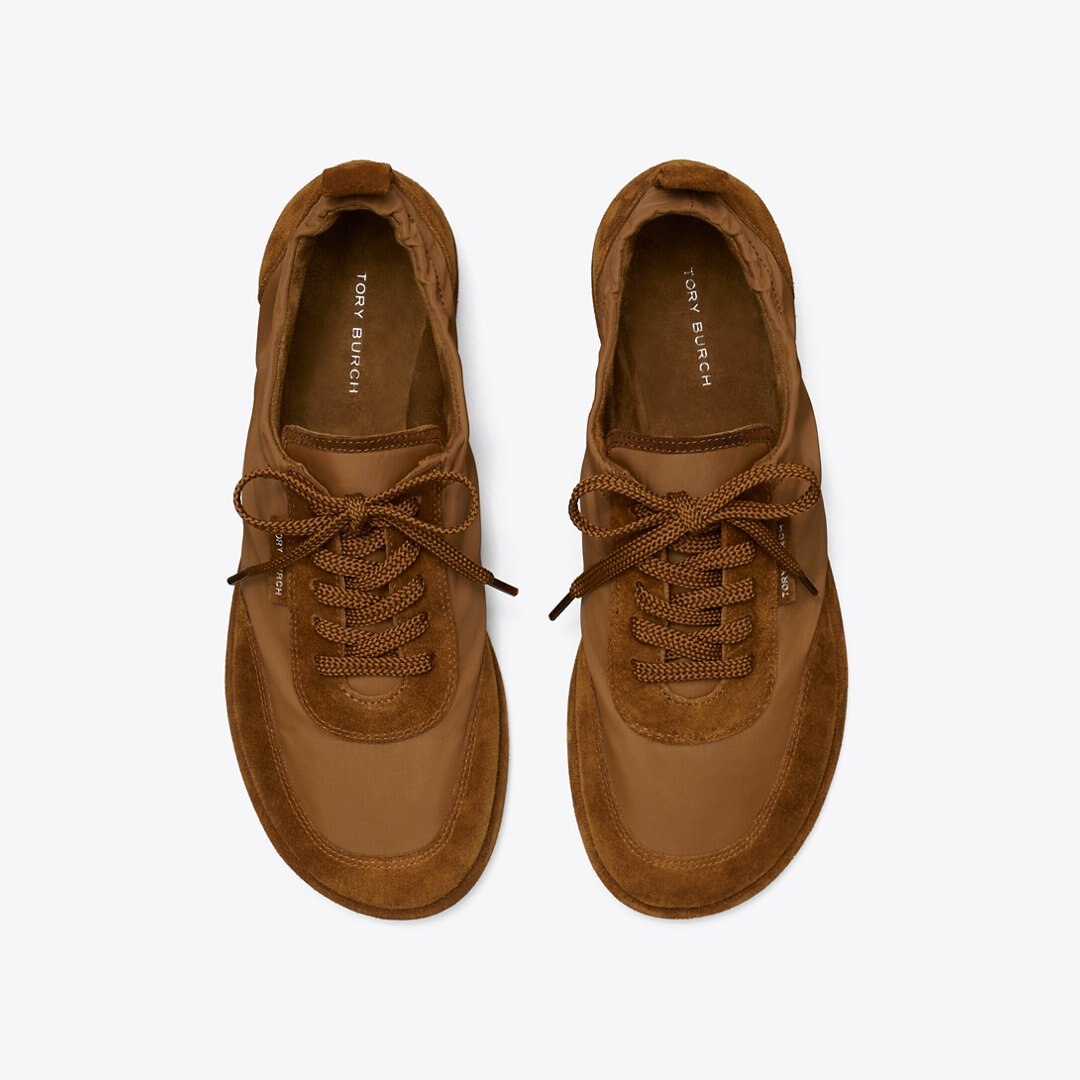 Tory Burch Ballet Sneaker DRY MESA / COGNAC BROWN