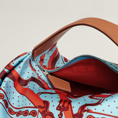  Hermes Balusoie Bag Bleu Zphyr