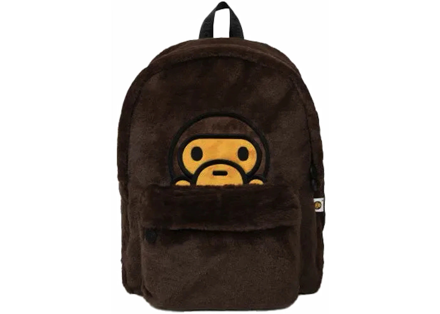 Bape Women'S Baby Milo Fur Half Backpack Brown