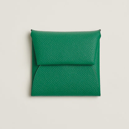  Hermes Bastia Verso Change Purse Vert Vertigo