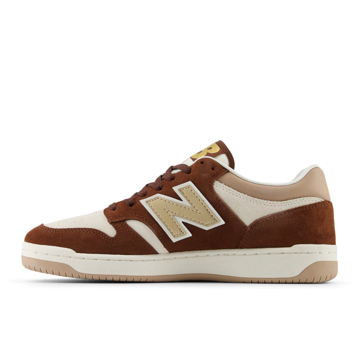 New Balance 480 Rich Oak with Sea Salt and Flat Taupe