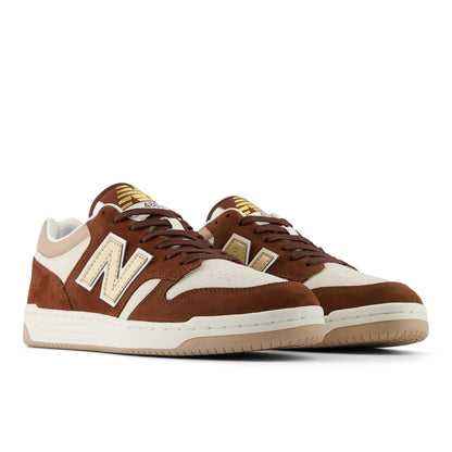 New Balance 480 Rich Oak with Sea Salt and Flat Taupe