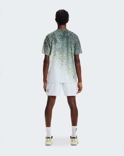 On 5" Court Shorts Fade Mineral | White