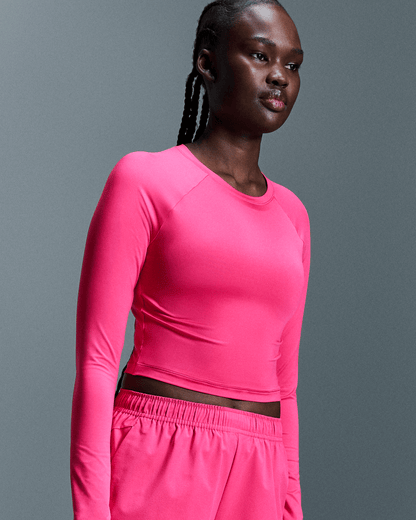 On Movement Long-T Crop Pink (Women'S)