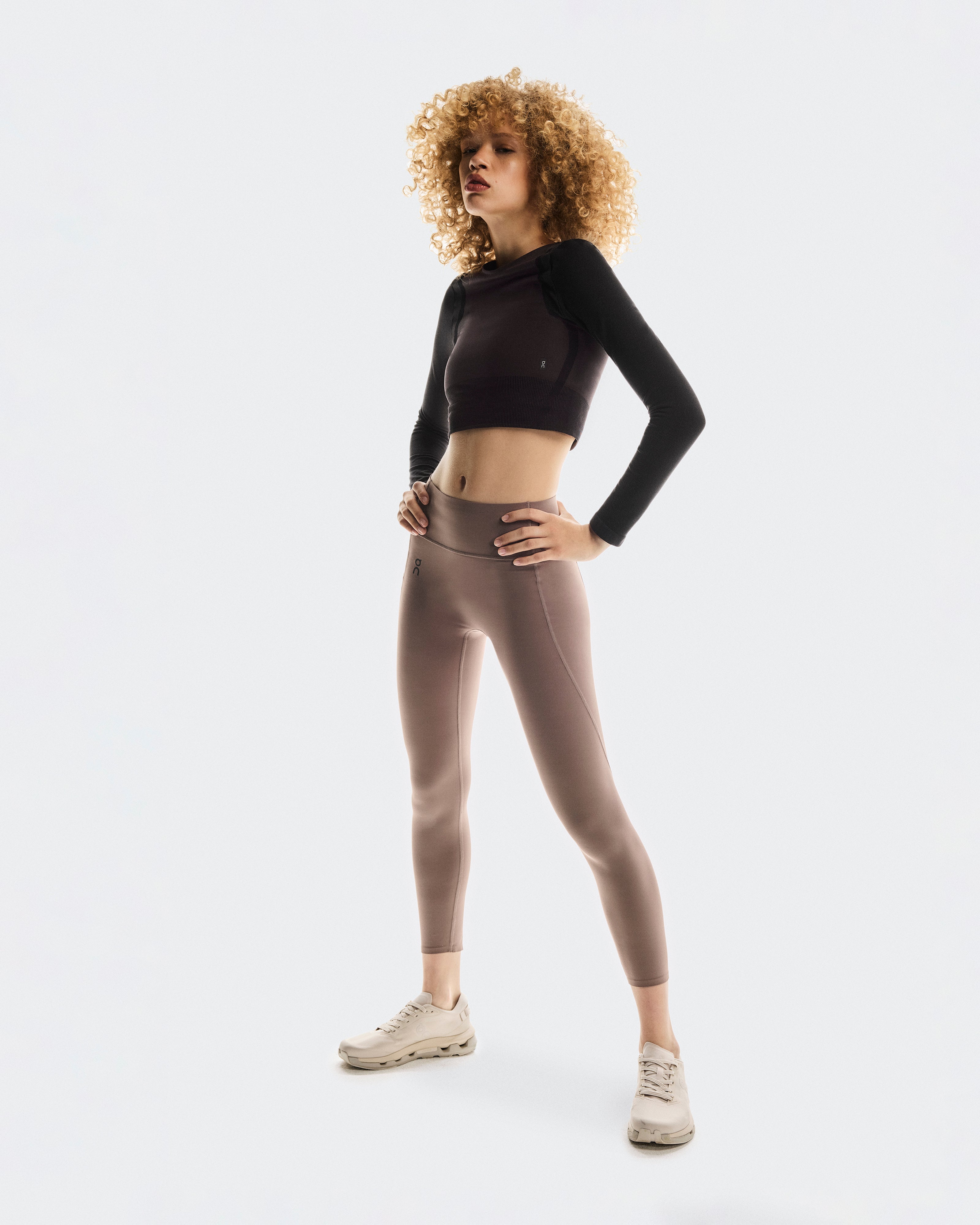 On Studio Tights 7/8 Ash (Women'S)